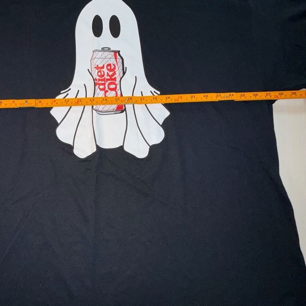 Coca-Cola Diet Coke Ghost Halloween Graphic T-Shirt Mens 3X Black Mad Engine - Picture 5 of 7